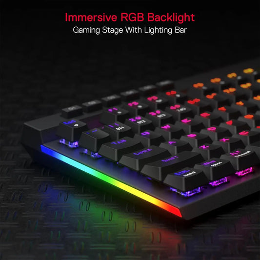 Redragon K580 PRO Wireless RGB Mechanical Keyboard - Hot - Swappable, 3 - Mode, Red Switch - Titan Core