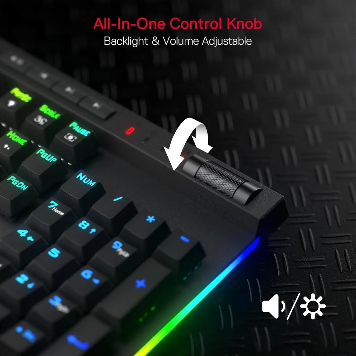 Redragon K580 PRO Wireless RGB Mechanical Keyboard - Hot - Swappable, 3 - Mode, Red Switch - Titan Core
